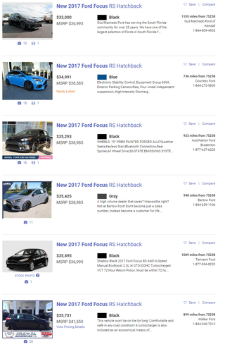 Illustration for article titled You Can Get An Awesome Deal On A Ford ST Or RS Right Now Before They're Gone